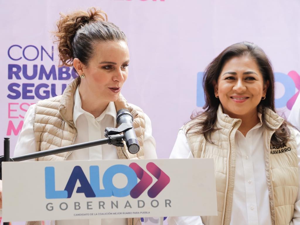 Augura Nancy de la Sierra victoria de Lalo Rivera en Puebla con un millón 300 mil votos 