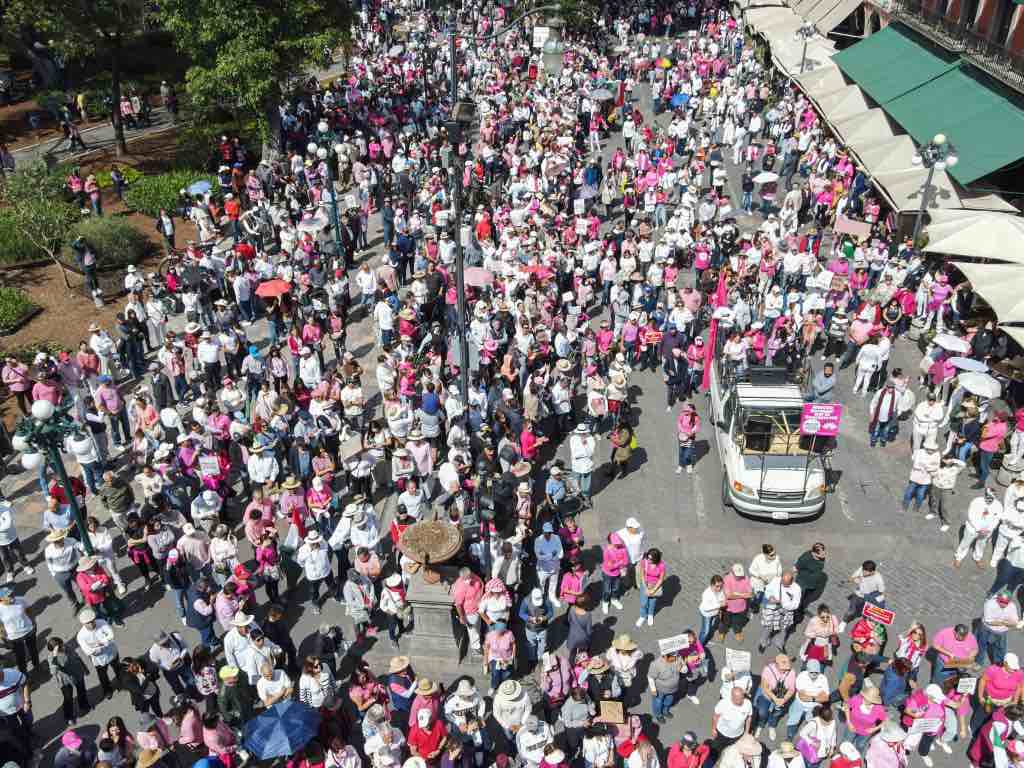 Marchará la ‘Marea Rosa’ este 19 de mayo en Puebla, así será la movilización