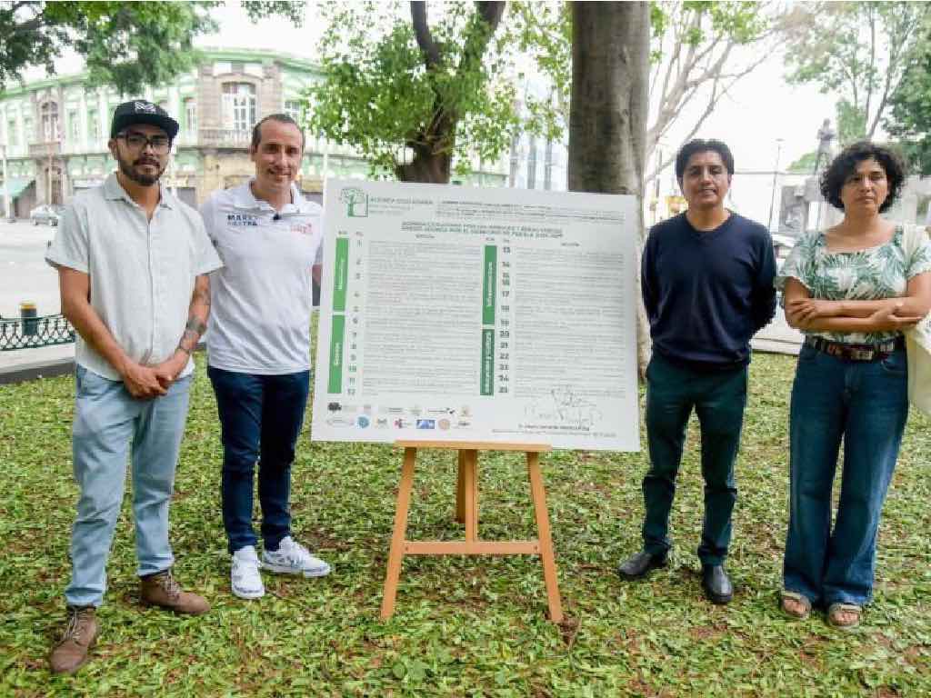Firma Mario Riestra se suma a la Agenda Ciudadana por los Árboles y las Áreas Verdes