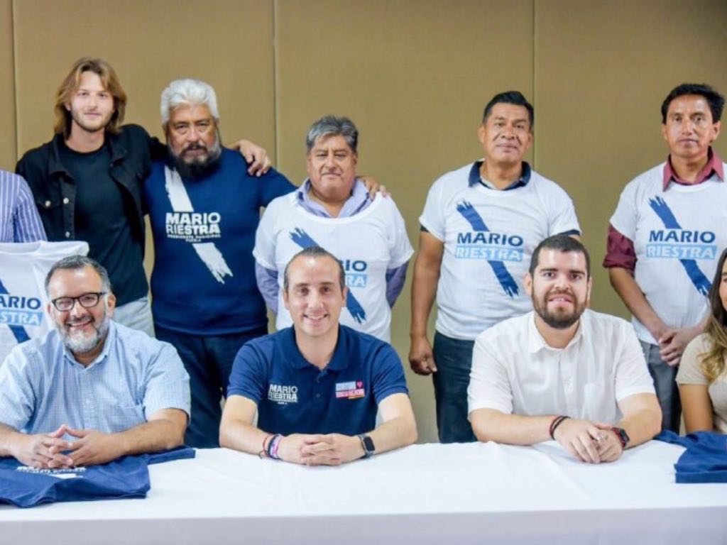 Militantes de Movimiento Ciudadano llaman a voto útil a favor de Mario Riestra