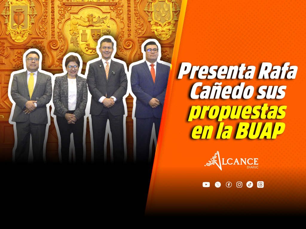 Ante el Consejo Universitario de la BUAP, Rafael Cañedo de MC presenta su proyecto