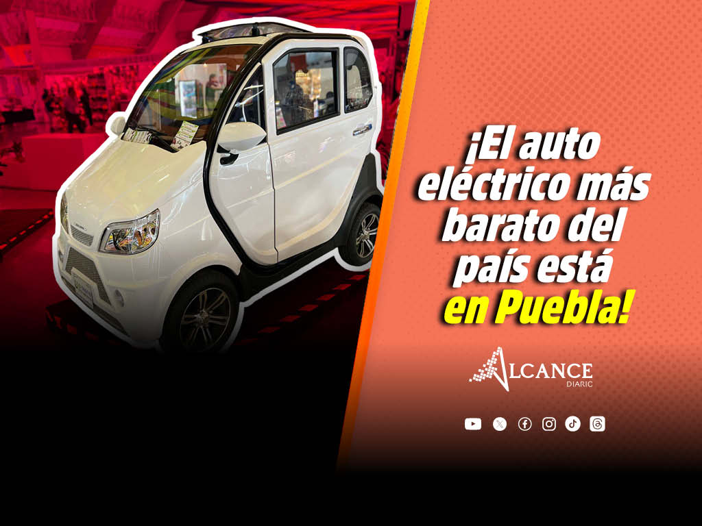 Conoce ZIP 2024, el auto eléctrico más barato que se promociona en la Feria de Puebla