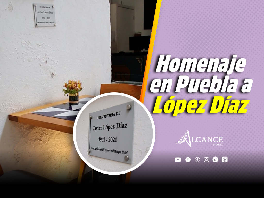 En este café en Puebla desayunaba todos los días Javier López Díaz; hoy le hacen un homenaje