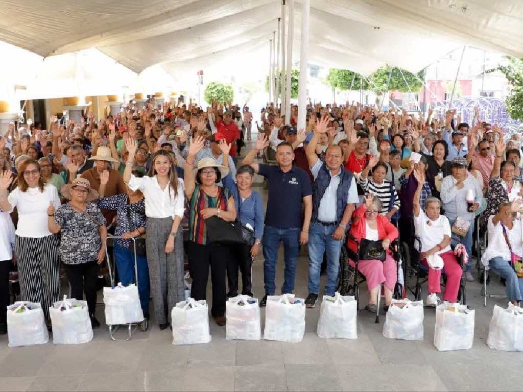 Retoman en San Andrés Cholula entrega de apoyos alimentarios
