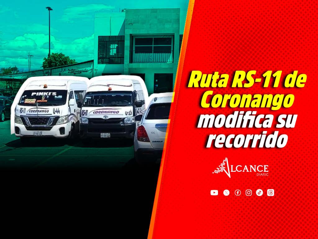 La Ruta RS-11 de Coronango modifica su recorrido