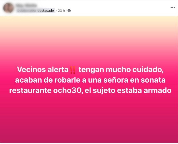 Alertan sobre asaltos a mano armada en la zona de Lomas de Angelópolis