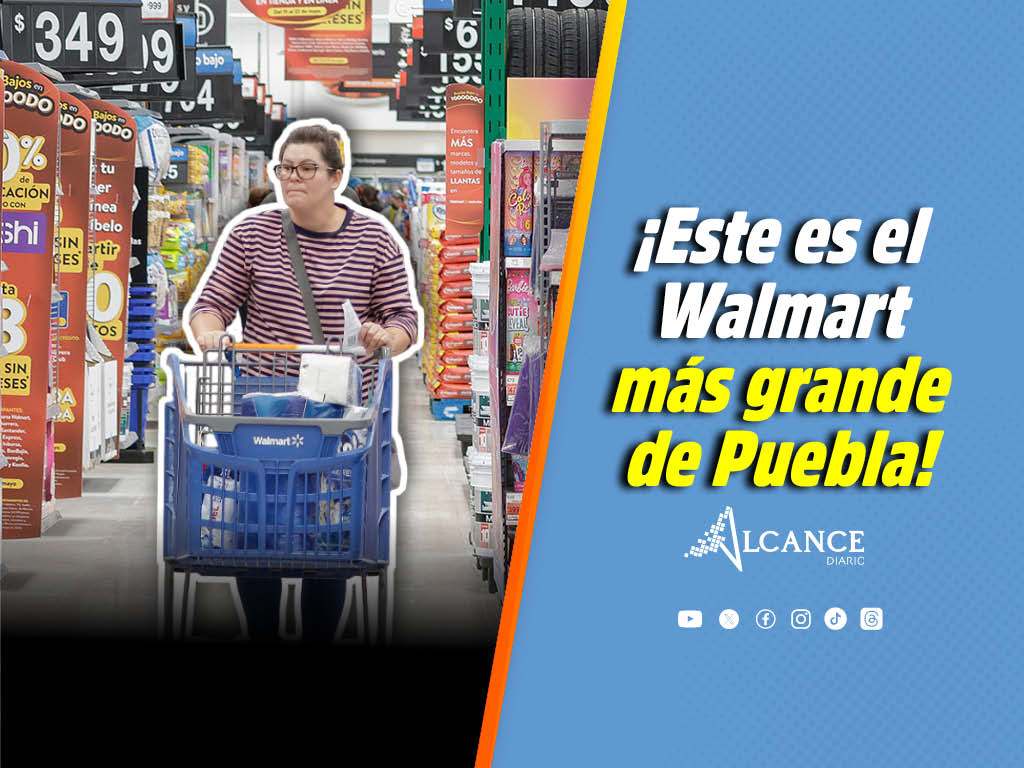 ¿Cuál es el Walmart más grande de Puebla?