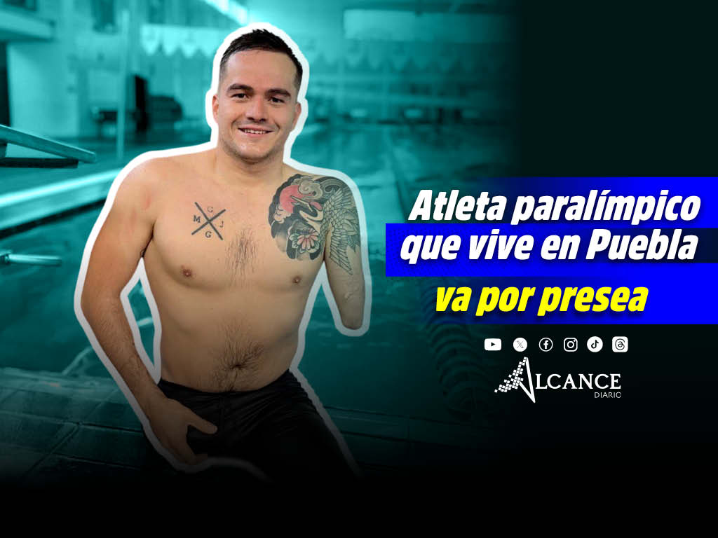 Conoce a Gustavo Sánchez, atleta paralímpico que vive en Puebla y busca su medalla en París 2024