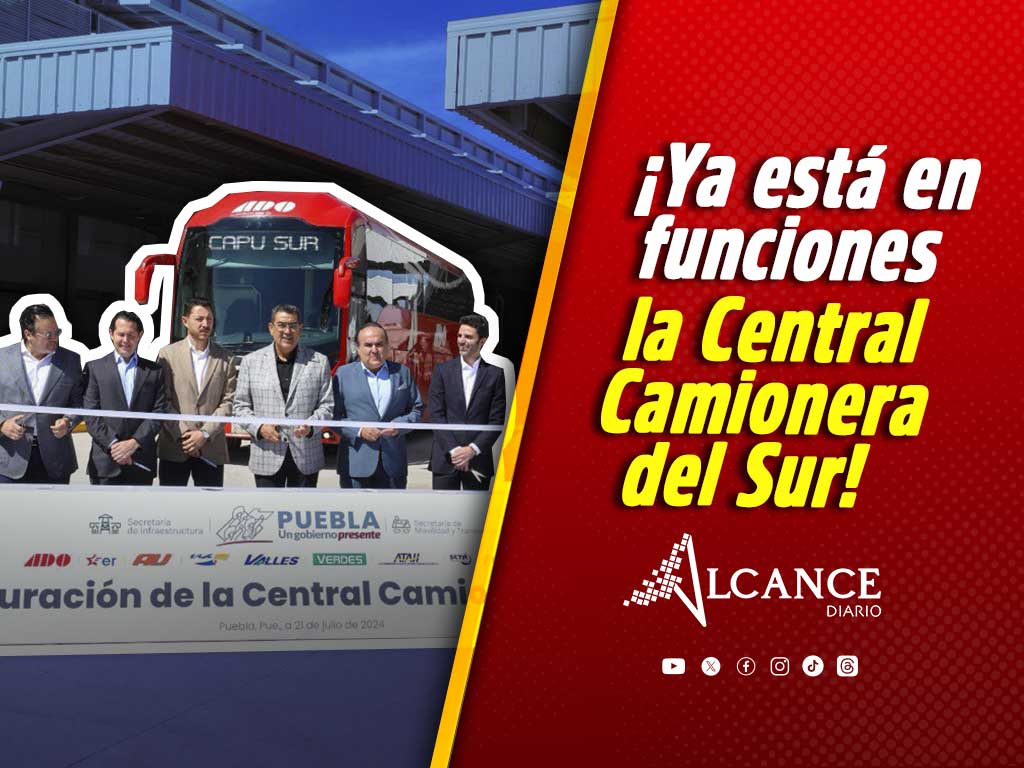 Inauguran Central Camionera del Sur en Puebla; ofrecerá 150 viajes diarios