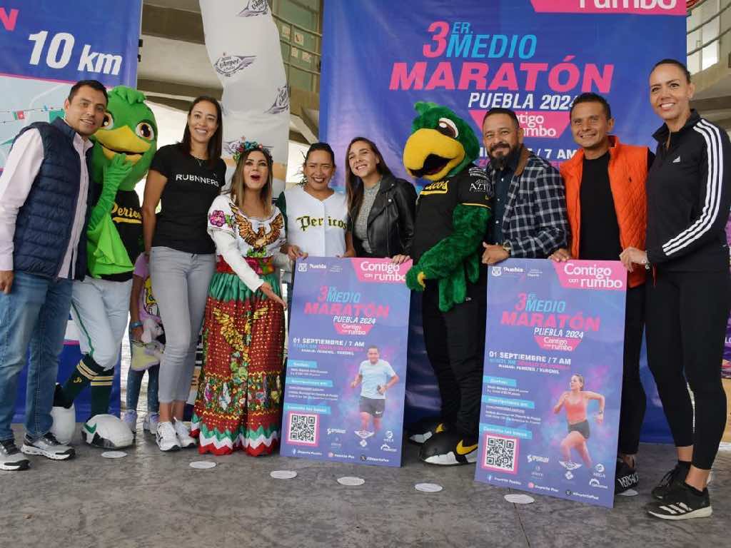 ¡Anótate! Llega la tercera edición del Medio Maratón Puebla 2024