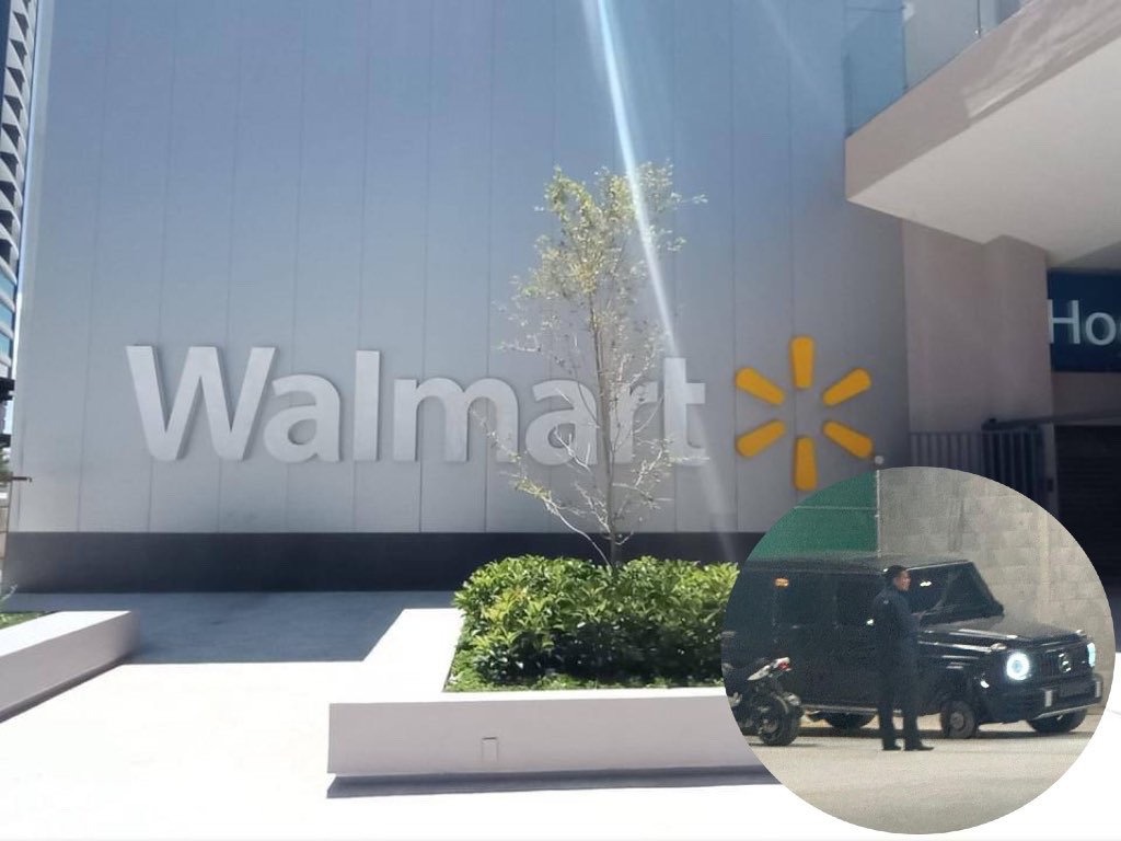 Roban llanta de camioneta de lujo en el recién inaugurado Walmart de plaza DownTown