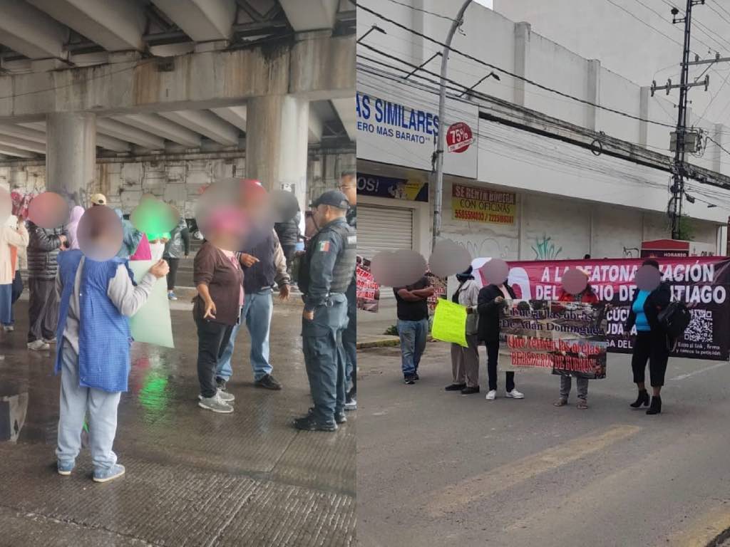 ¡Lunes movido en Puebla! Cierres en la 11 Sur, Bulevar Valsequillo y la Avenida Juárez por manifestaciones
