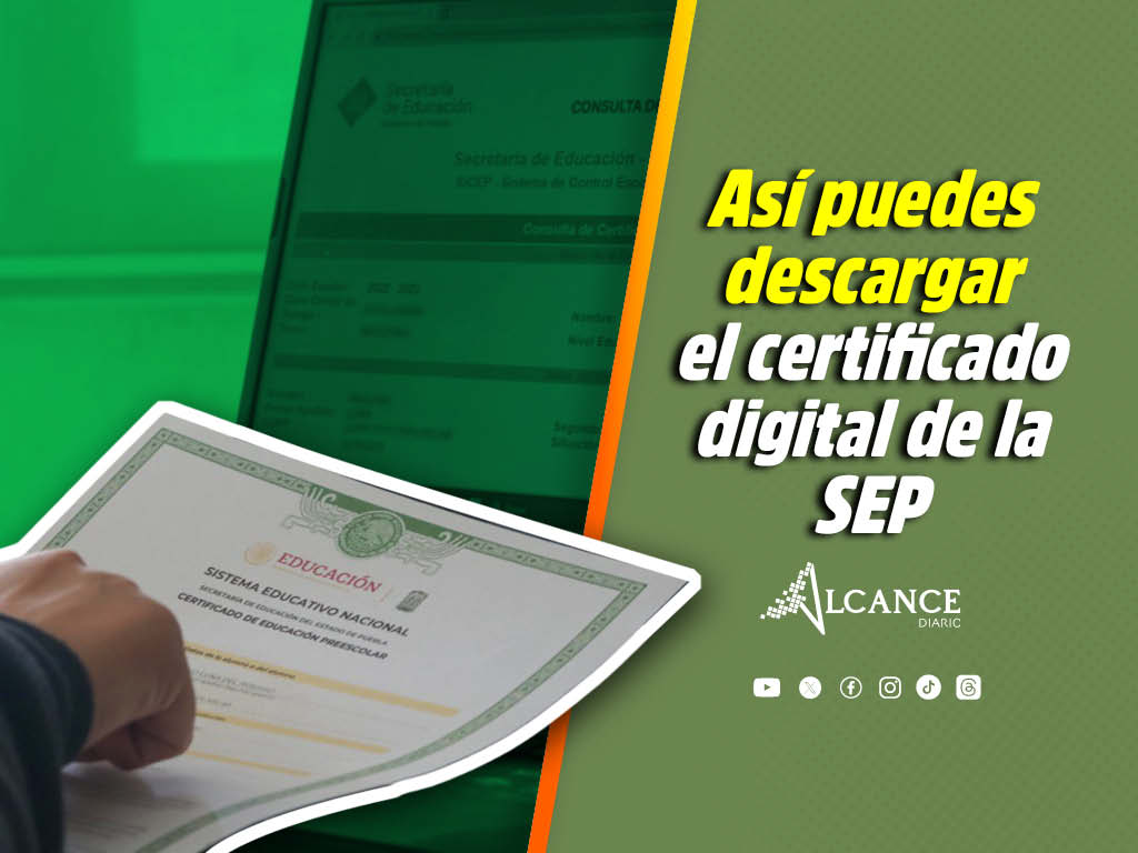Alumnos de educación básica en Puebla podrán obtener certificado de estudios digital