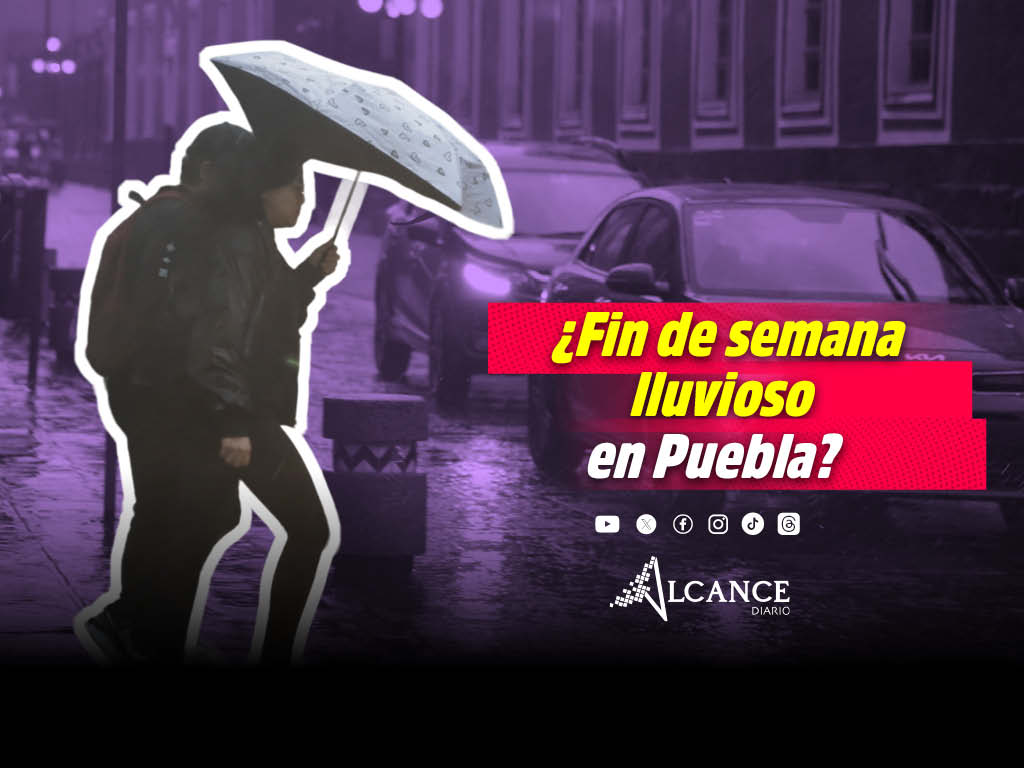 ¿Viernes de lluvia? Así estará la temperatura en Puebla