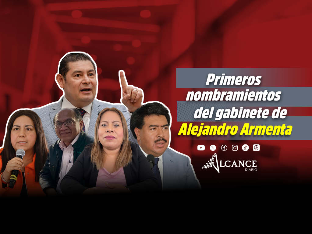 Presenta Alejandro Armenta a primeros cuatro funcionarios de su gabinete estatal