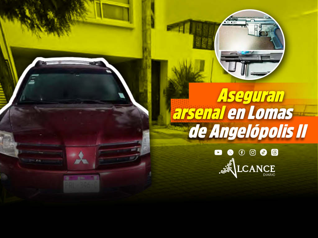 Aseguran arsenal en Lomas II