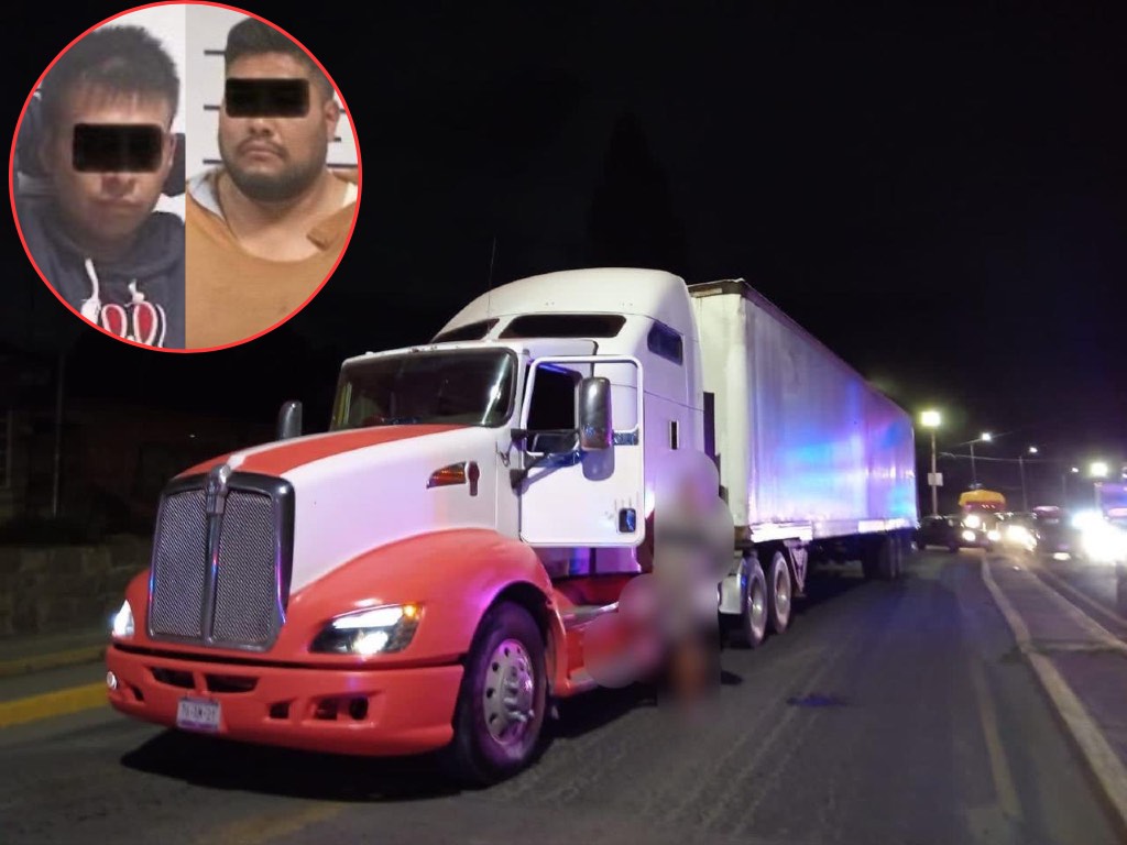 Detienen en San Andrés Cholula a dos hombres con camión robado