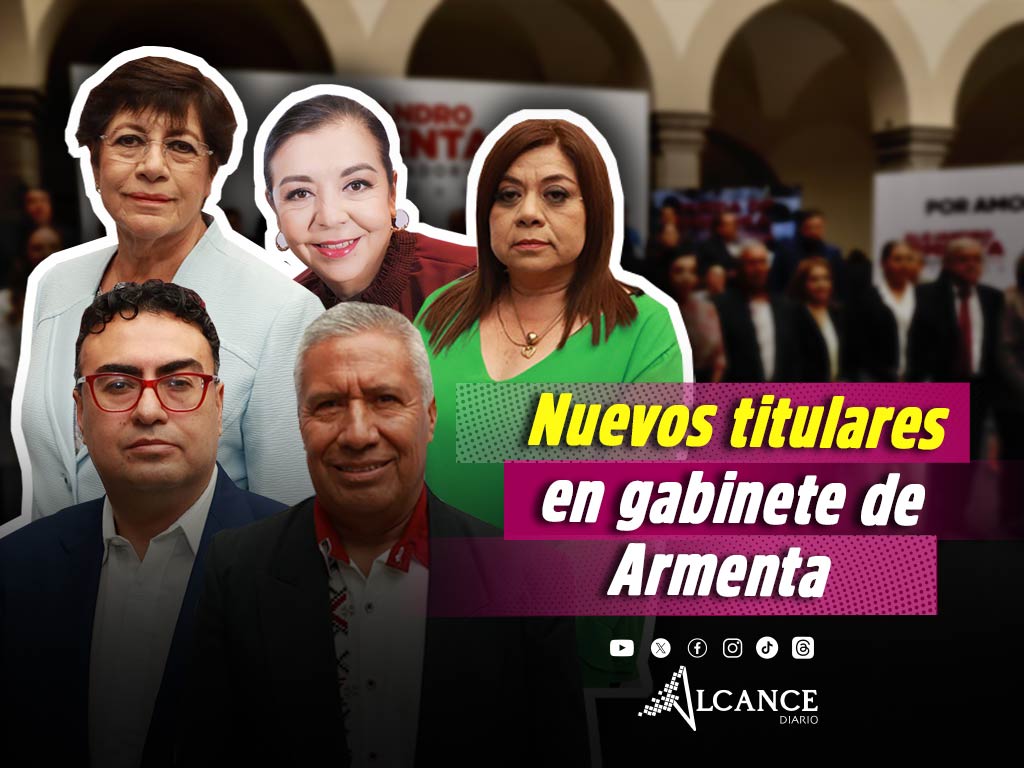 Estos son los nuevos integrantes del gabinete de Alejandro Armenta