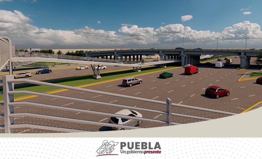 Esta será la nueva cara de la Vía Atlixcáyotl tras las obras que construye el gobierno de Puebla