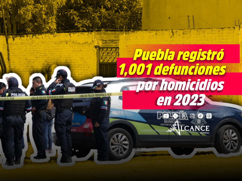 Puebla, doceavo lugar en defunciones por homicidio durante 2023