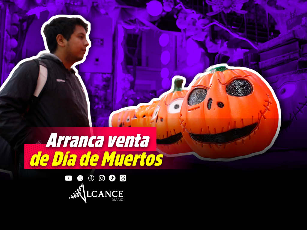 ¡Córrele! La venta de artículos de Día de Muertos ya empezó en el Centro Histórico