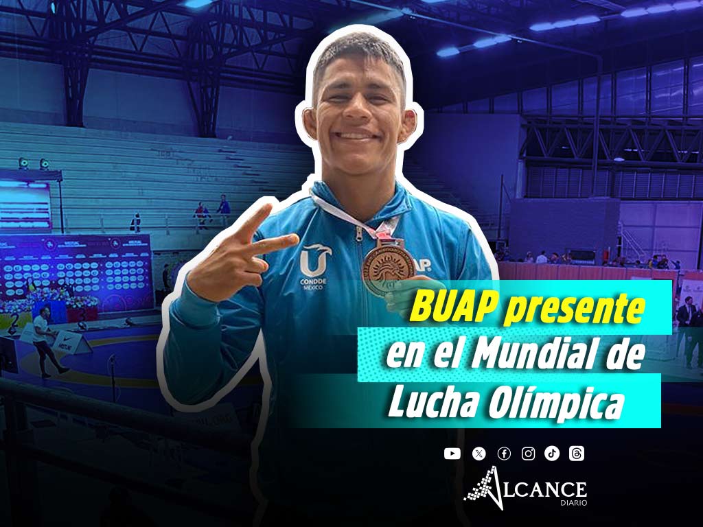 Estudiante de la BUAP representará a México en el Mundial de Lucha Olímpica en Albania