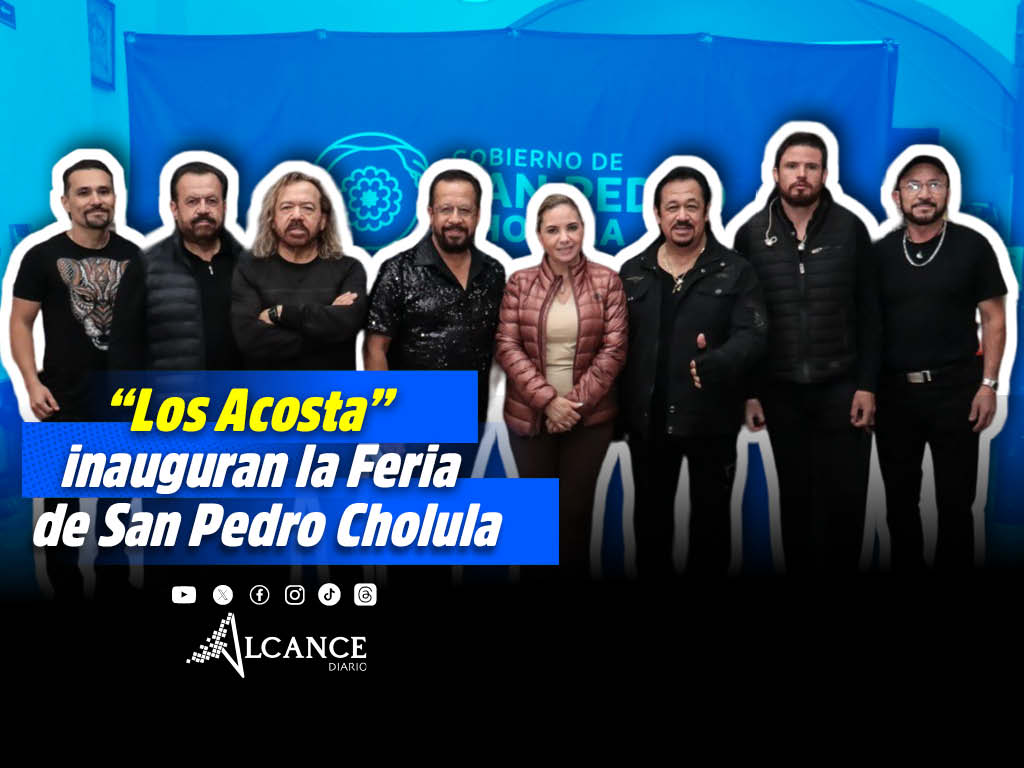 "Los Acosta" ponen a bailar a todos en la Feria De San Pedro Cholula