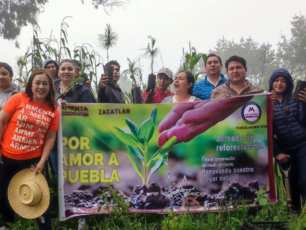 Organizan jornada de reforestación como parte de Sembremos Esperanza en 15 municipios