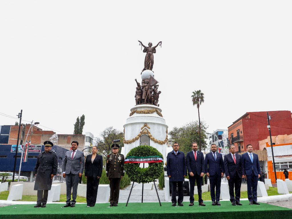 Conmemoran en Puebla el 203 aniversario de consumación de la Independencia