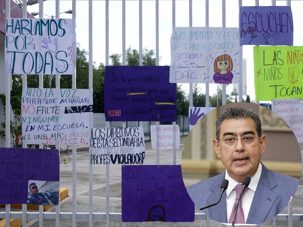 No se protegerá a nadie: Sergio Salomón sobre acoso en escuelas de Puebla 