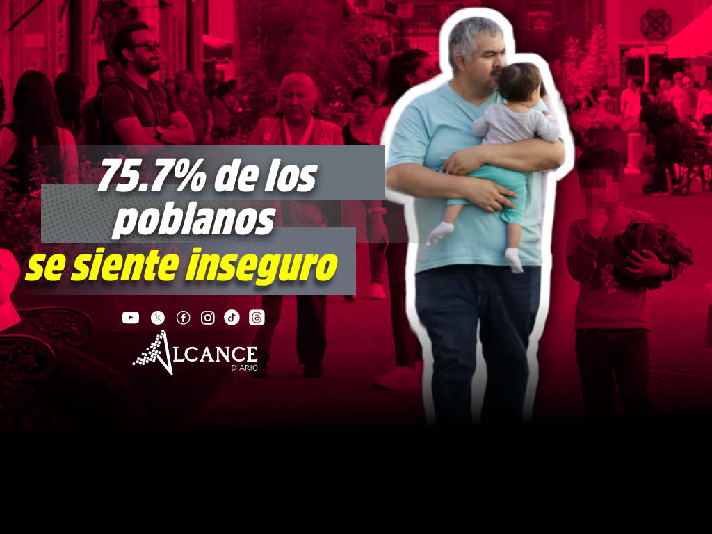En Puebla, el 75.7% de los habitantes se sienten inseguros: ENVIPE