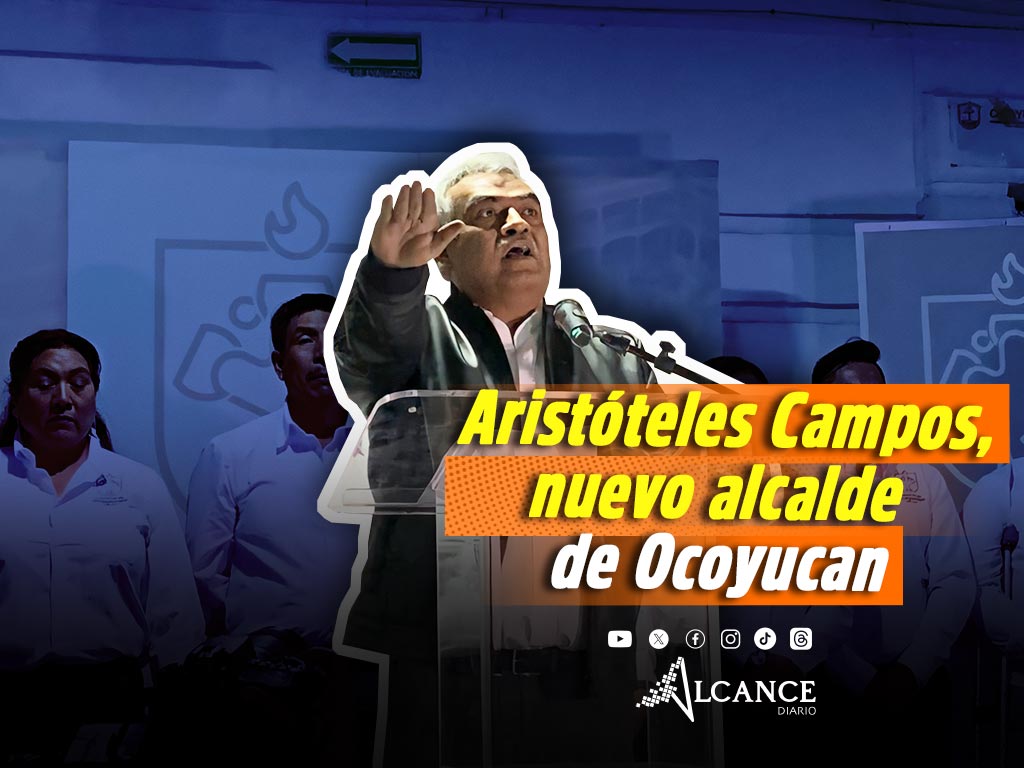 Aristóteles Campos rinde protesta como nuevo presidente de Ocoyucan