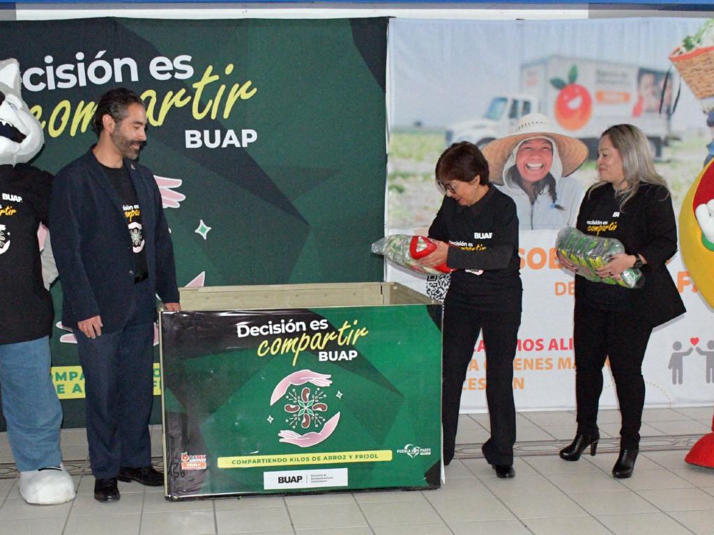 Se unen Banco de Alimentos Cáritas de Puebla y la BUAP