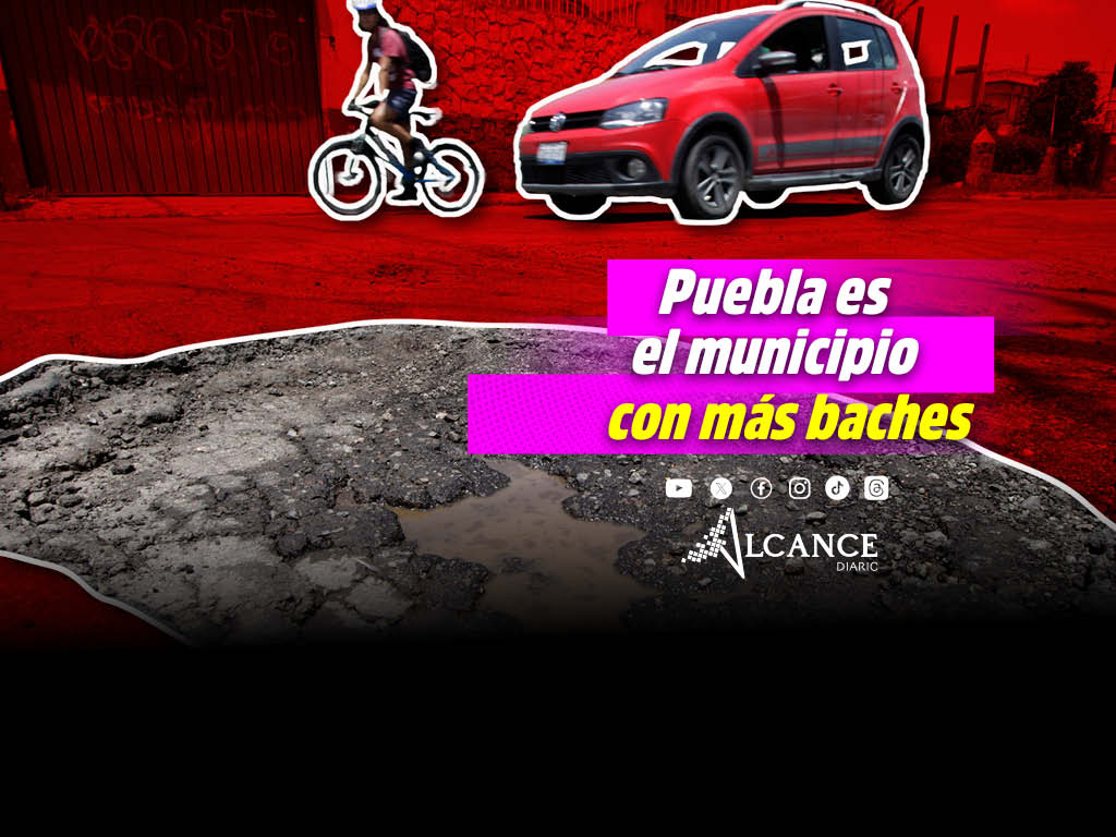 Puebla capital, municipio más afectado por baches, asegura Sergio Salomón