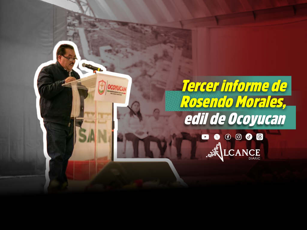 Ocoyucan crece a pasos acelerados: Rosendo Morales rinde su tercer informe
