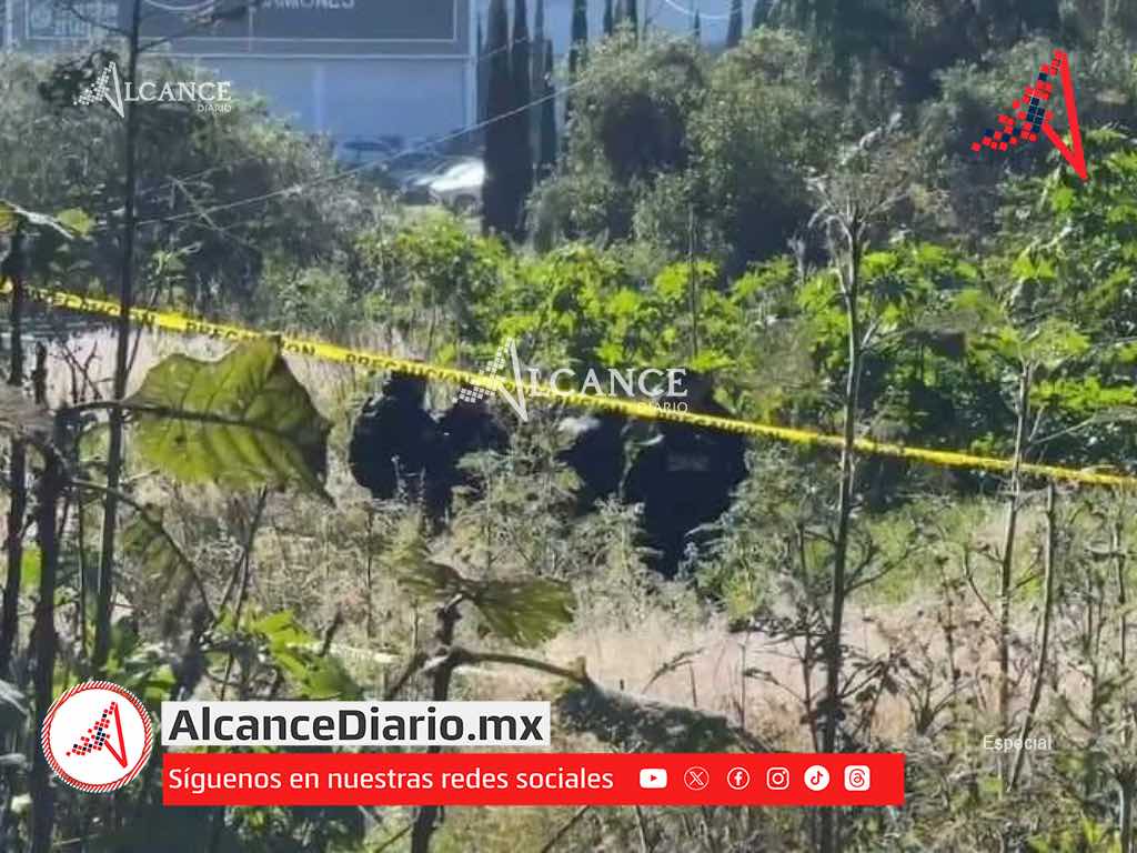 Hallan cuerpo embolsado sobre la México-Puebla en Cuautlancingo