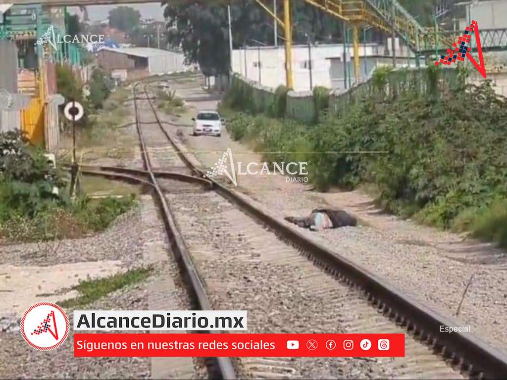 Hallan cadáver de un hombre junto a las vías del tren en San Pablo Xochimehuacan