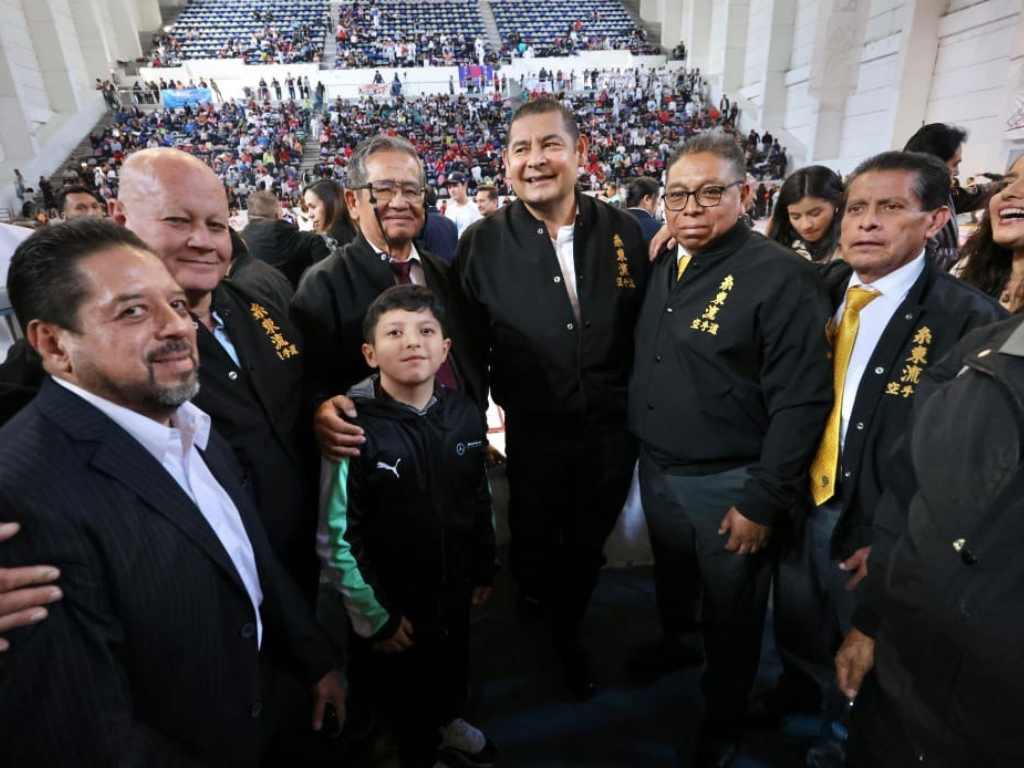 Inaugura gobernador electo Alejandro Armenta Torneo de Karate Copa Mabuni