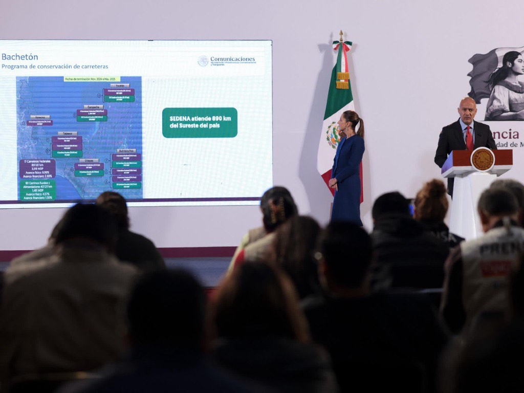 Arranca el Bachetón Federal, atenderán 44 mil km de carreteras