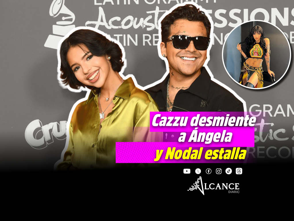 Nodal defiende a Ángela Aguilar tras entrevista de Cazzu