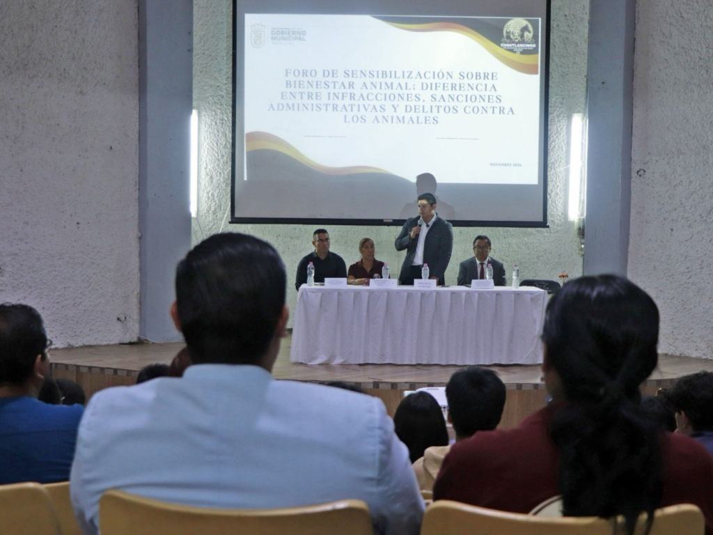 Encabeza edil de Cuautlancingo Foro de Sensibilización y Bienestar Animal