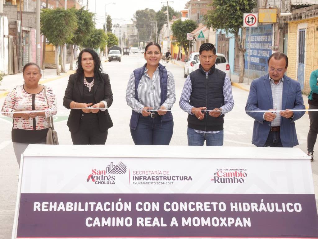 Inaugura Lupita Cuautle calle rehabilitada en la colonia Lázaro Cárdenas
