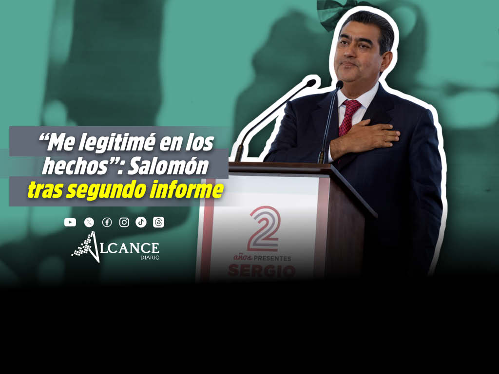 No logré legitimarme en las urnas, sí en los hechos: Sergio Salomón en segundo informe  