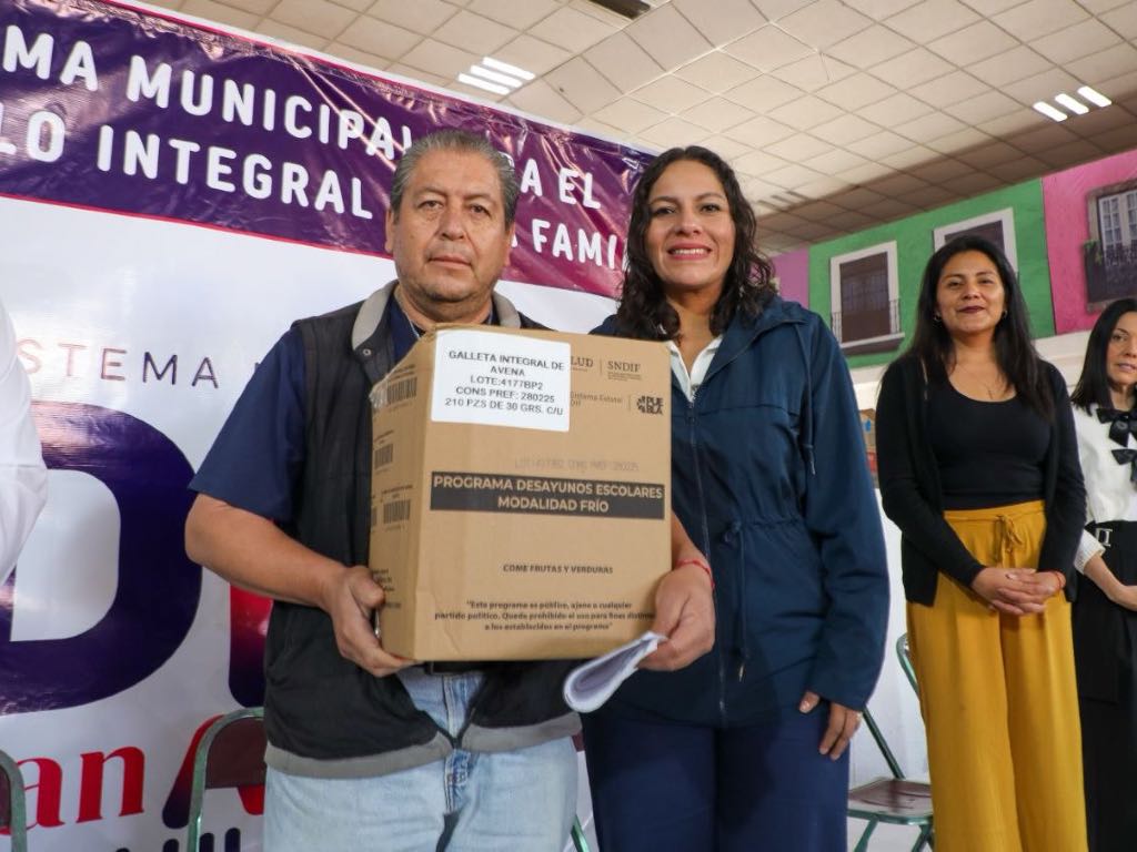 Se beneficiarán más de 3 mil estudiantes de San Andrés Cholula con desayunos escolares