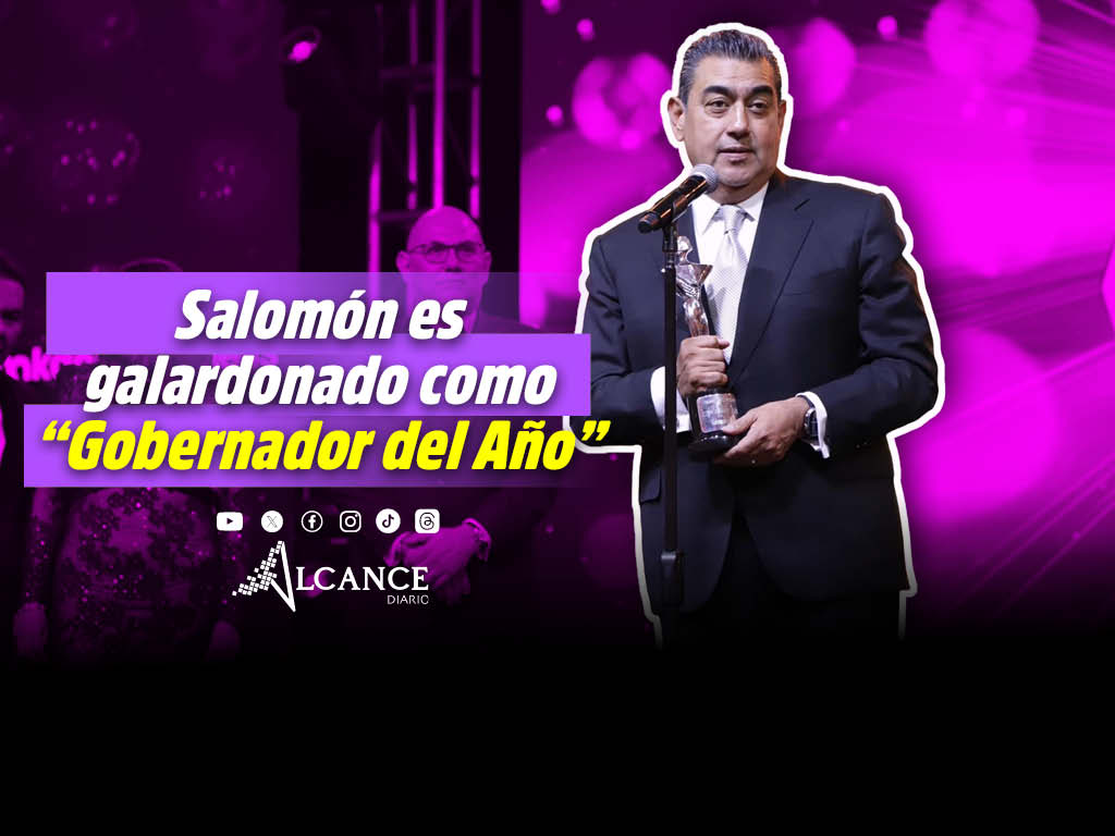 Sergio Salomón recibe premio al “Gobernador del año” 2024