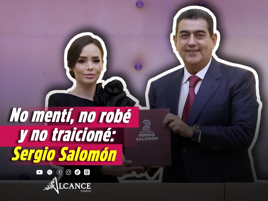 En dos años no mentí, no robé y no traicioné: Sergio Salomón entrega segundo informe al Congreso de Puebla
