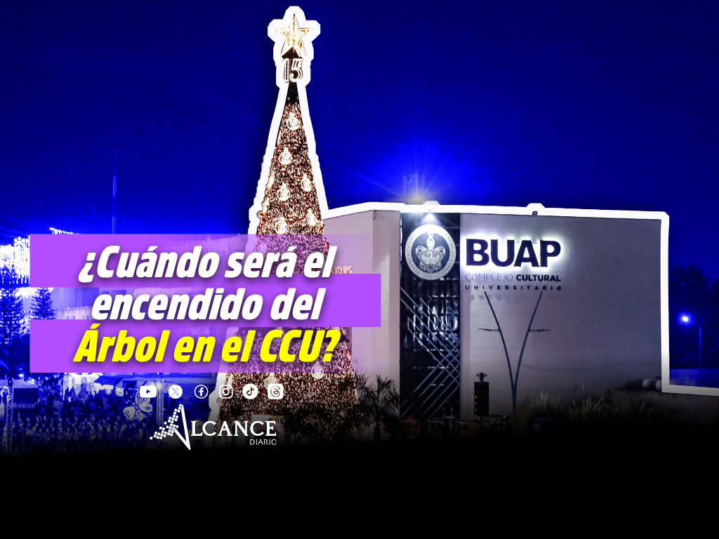 ¡Alístate! Ya hay fecha para el encendido del Árbol de Navidad de la BUAP