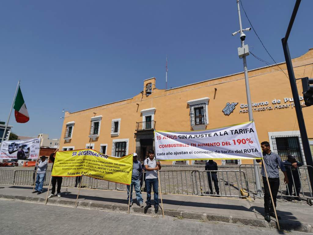 El 25 de noviembre se tendrá estudio técnico para analizar incremento al transporte público en Puebla