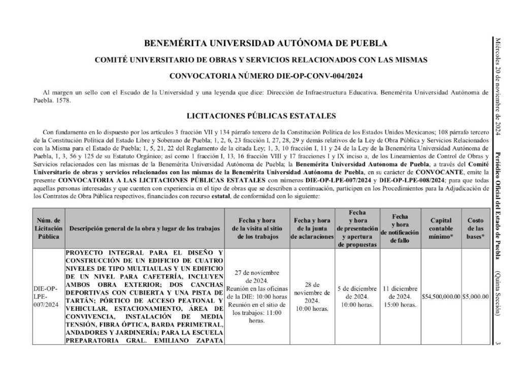 Licitación prepa zapata