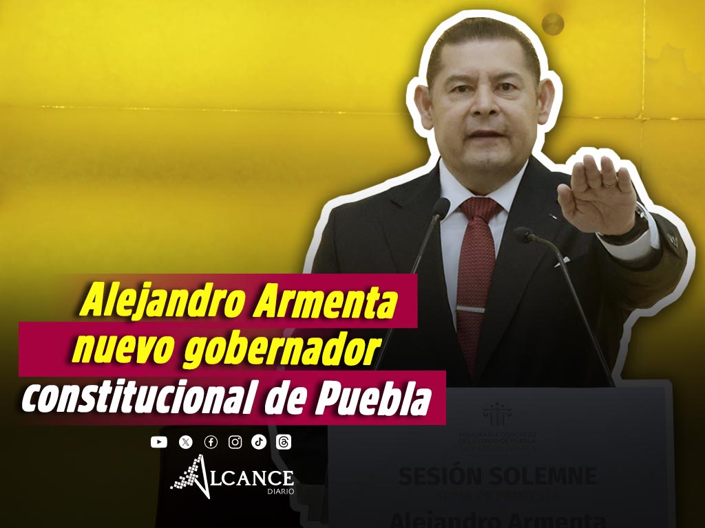 Alejandro Armenta rinde protesta como gobernador constitucional de Puebla